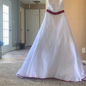A wedding dress